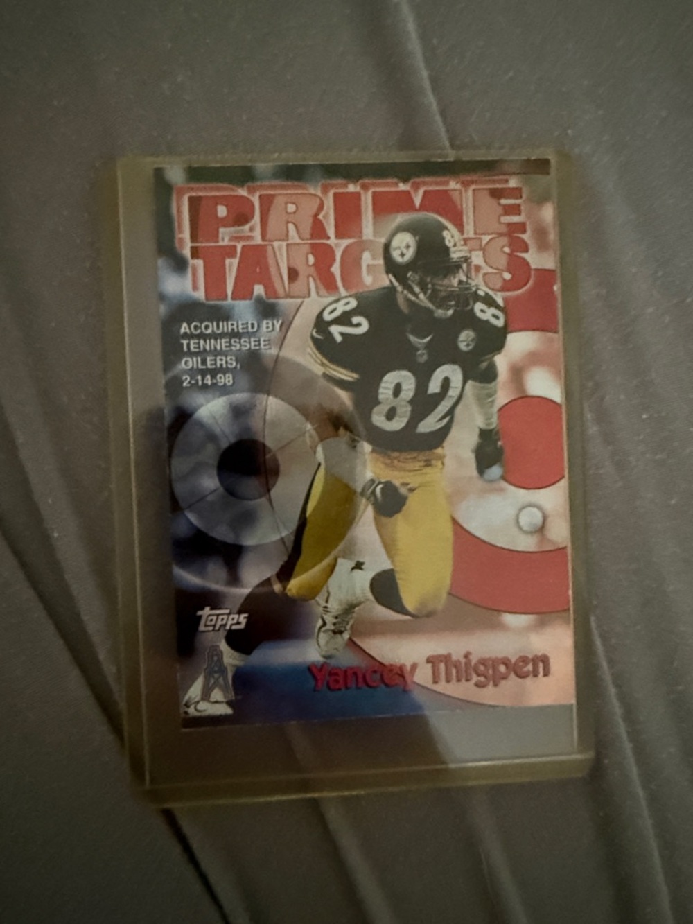 1998 Topps Yancey Thigpen Seasons best